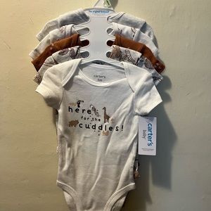 Carters 0-3 month onesies -NWT